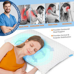 UYWO housse double-face thermorégulatrice montrant réglage chaud et froid