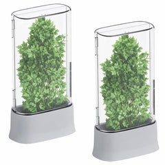vacane vue avant du Herb Keeper montrant rangement clair et gain de place