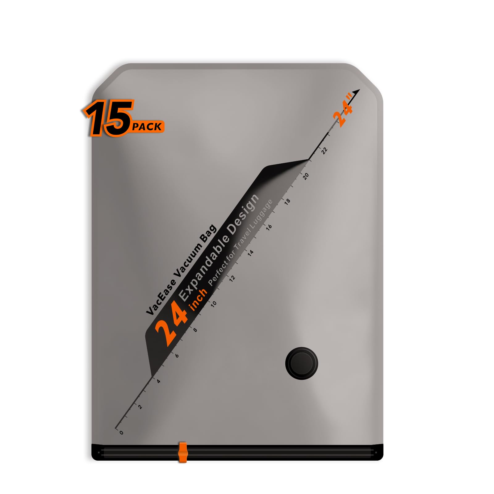 Vacbird emballage avant montrant le lot de 15 et gain d'espace