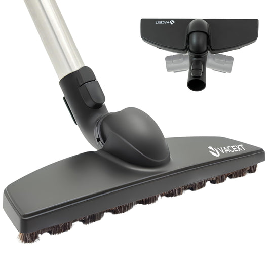 VACEXT vue avant de la brosse parquet montrant la largeur et finition protectrice