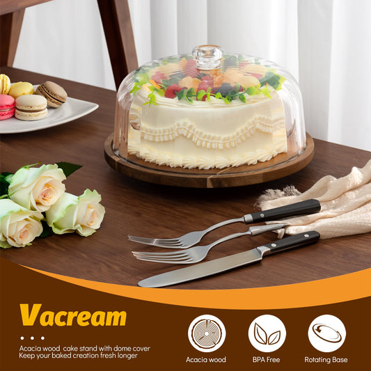 Vacream gros plan bois d'acacia, finition durable et esthétique chaleureuse