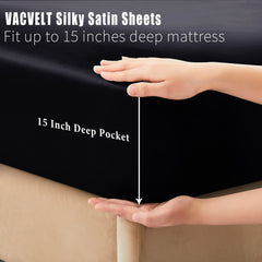 VACVELT taies d'oreiller avec fermeture enveloppe, protection et confort