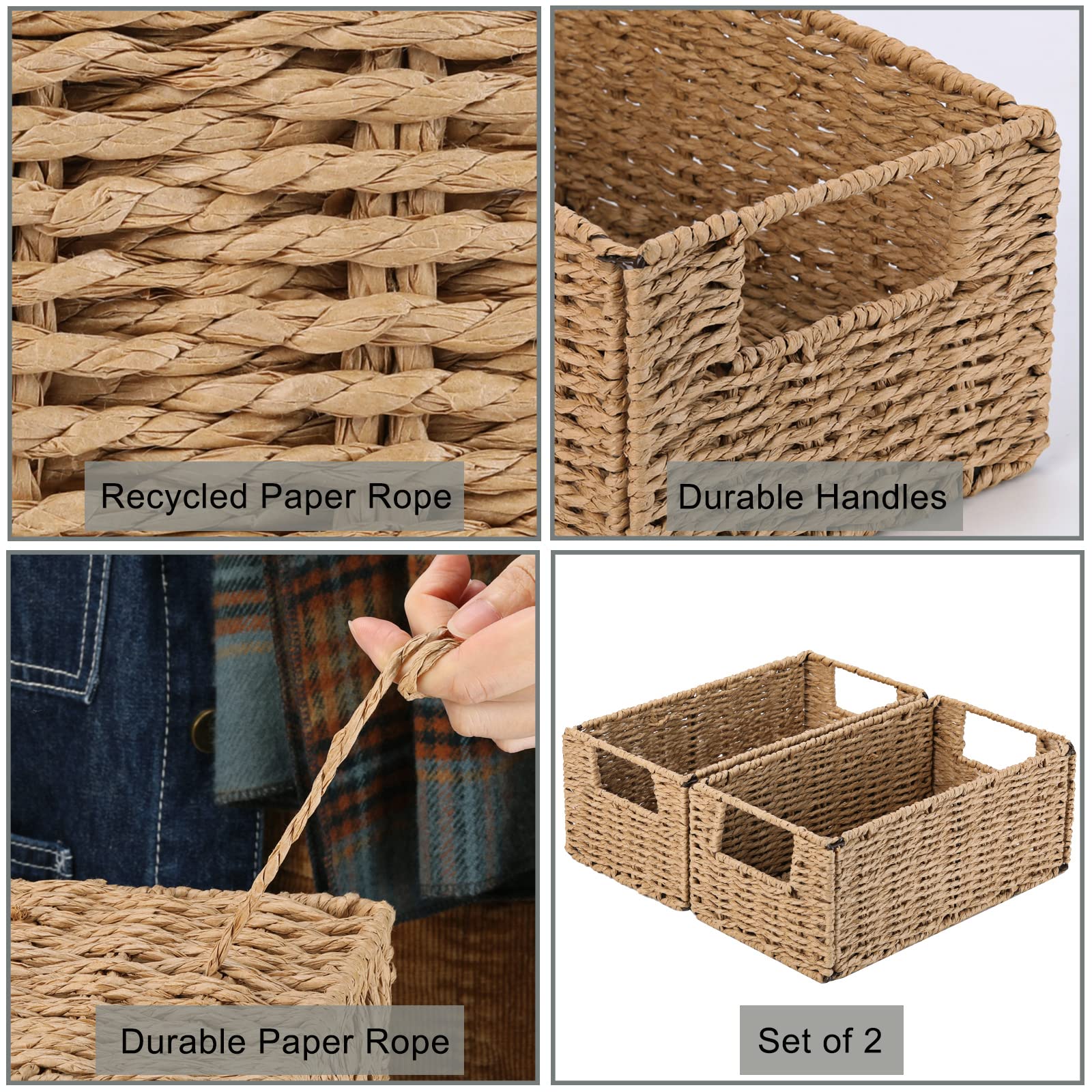 Vagusicc panier pliable à plat pour gain de place