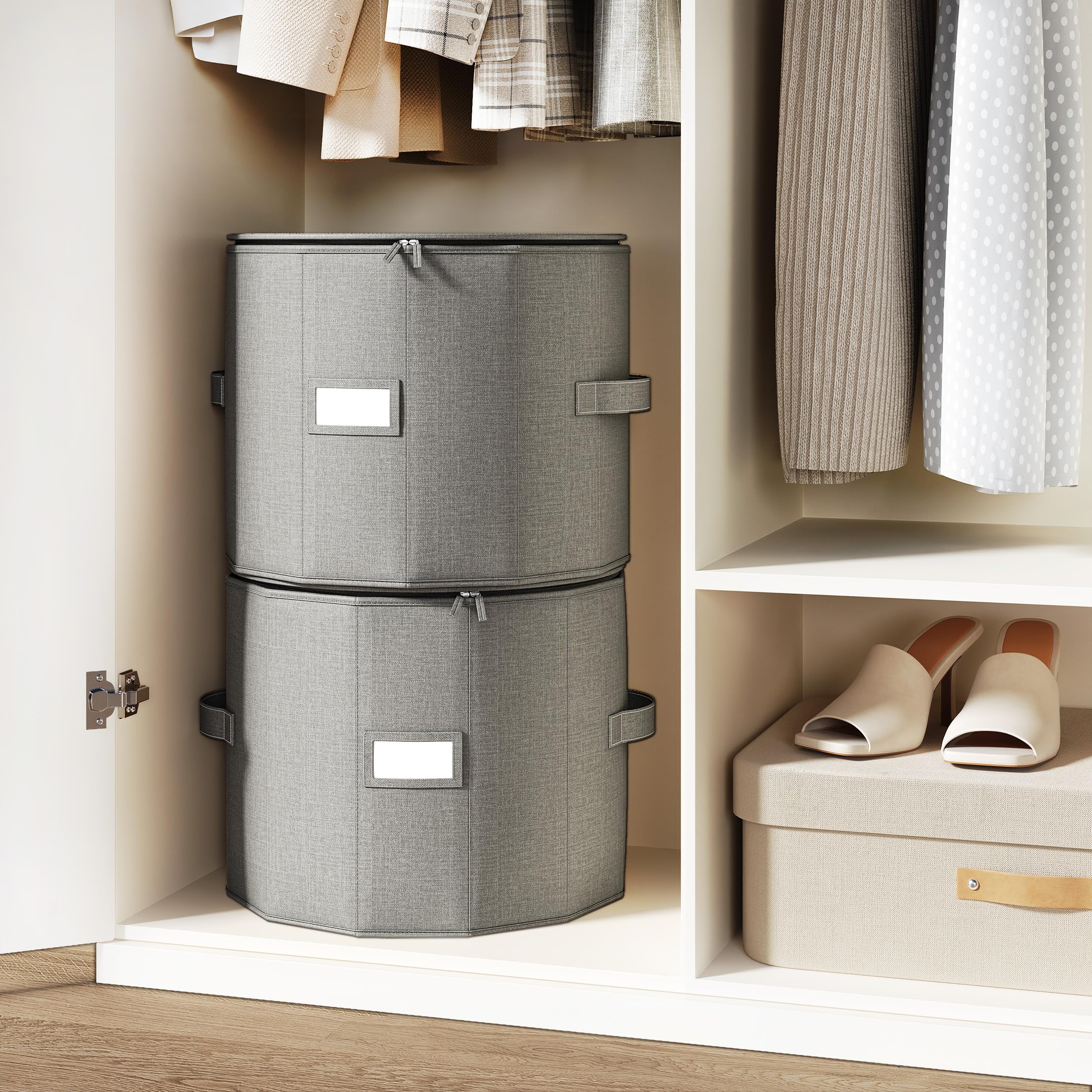 Vailando deux bacs dans dressing optimise rangement familial et ordre