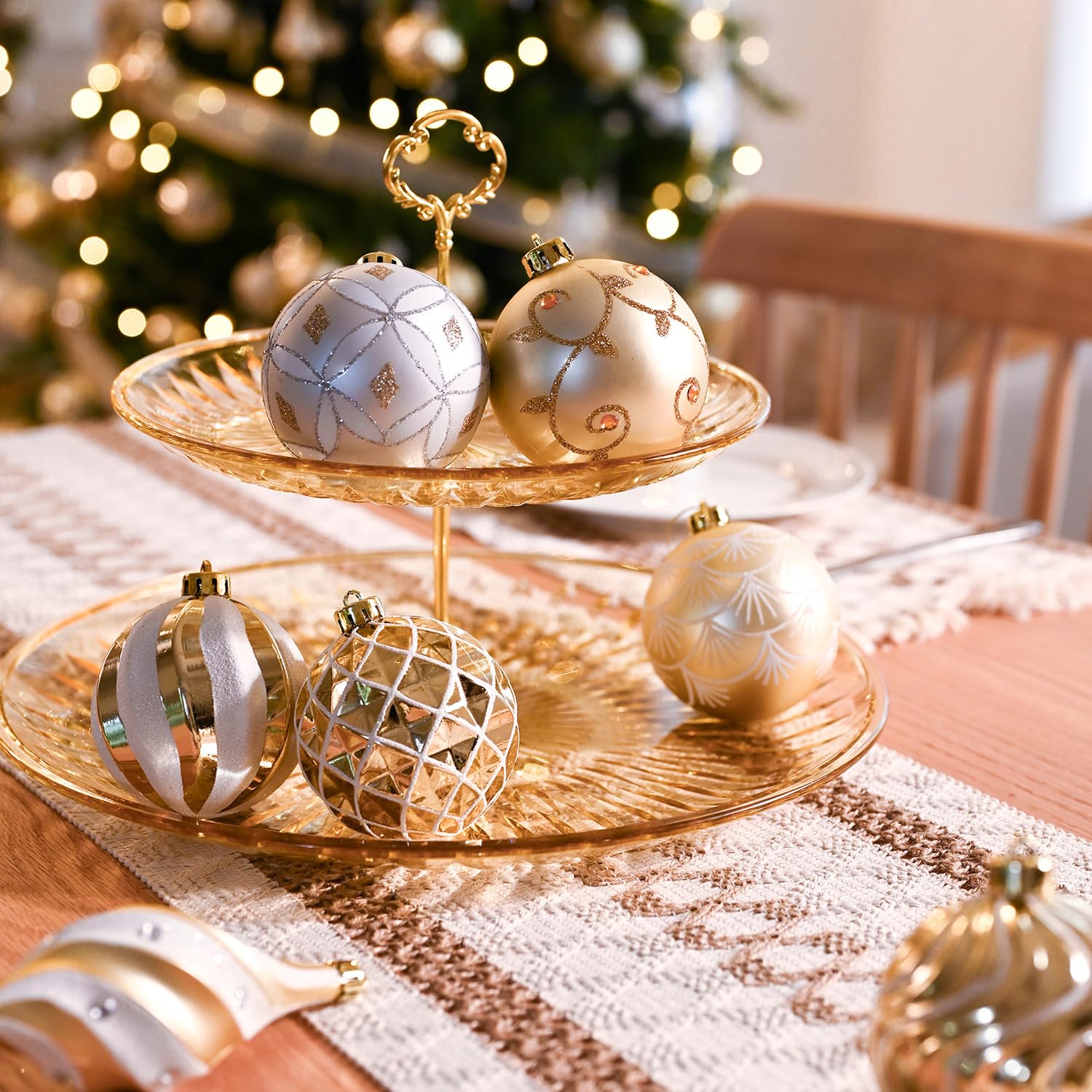 Valery Madelyn composition de table festive réutilisable et esthétique