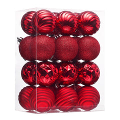 Valery Madelyn emballage avant montrant le coffret de 24 boules, facilite le rangement