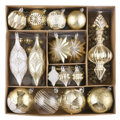 Valery Madelyn packaging montrant les 80 ornements, rangement pratique