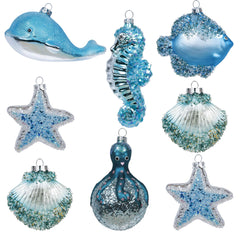 Valery Madelyn vue avant du coffret huit ornements marins offrant une décoration élégante