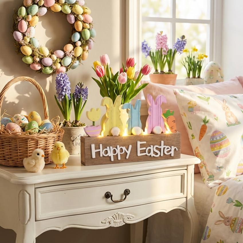 Valery Madelyn décor en vitrine printanière, met en valeur la saison