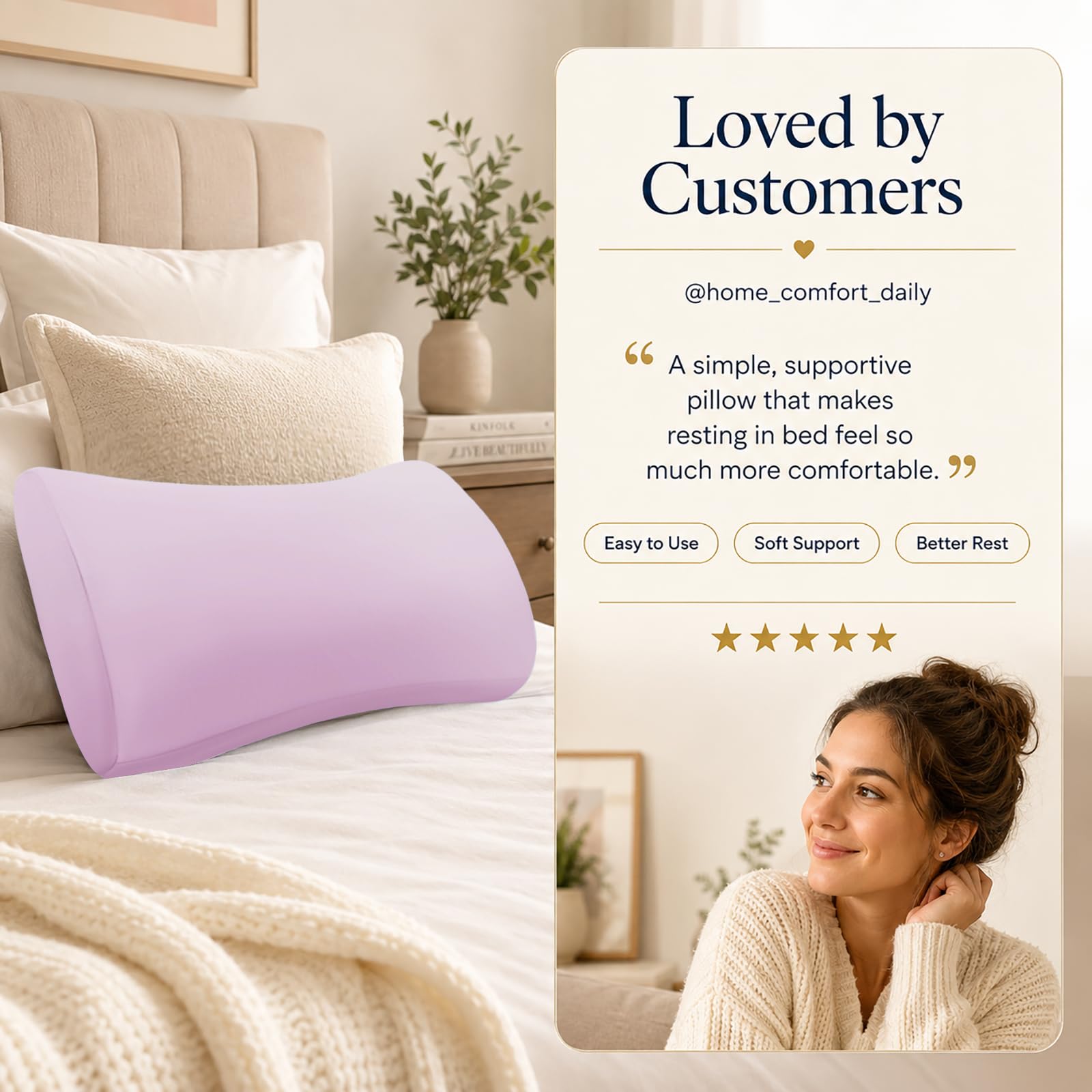 coussin vamorry sur un canapé illustrant confort et usage quotidien
