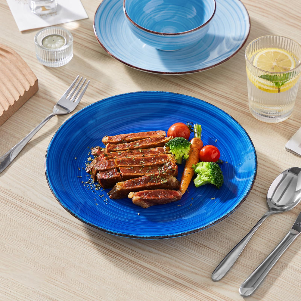vancasso assiette à côté d’un ruban pour comparer taille et échelle pratique