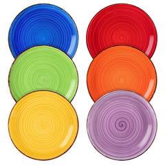 vancasso assiette Bonita face avant montrant couleurs et finition brillante