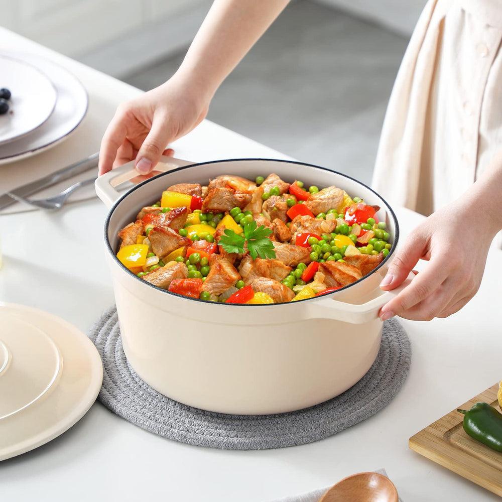 vancasso cocotte four ouverte, compatible four jusqu'à 260°C pour rôtissage