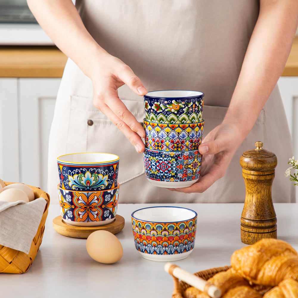 vancasso ramekin à côté d'une cuillère pour visualiser la taille pratique