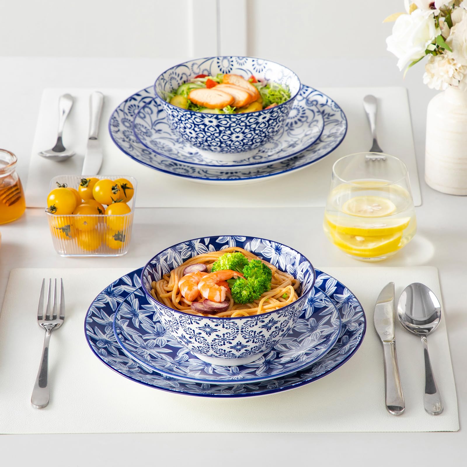 vancasso SELENE service présenté sur table apportant style au repas