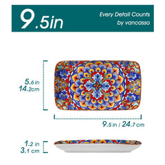 vancasso Simi gros plan motif floral bohème mettant en valeur la décoration durable