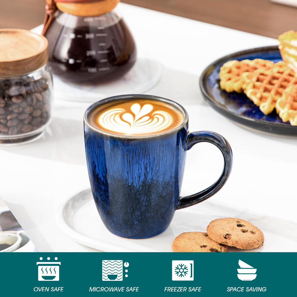 vancasso tasse en usage avec latte, maintien de la chaleur pratique