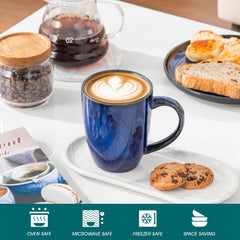 vancasso mug en usage latte fumant illustrant confort et chaleur
