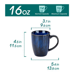 vancasso gros plan glaçure réactive bleue, motifs uniques décoratifs