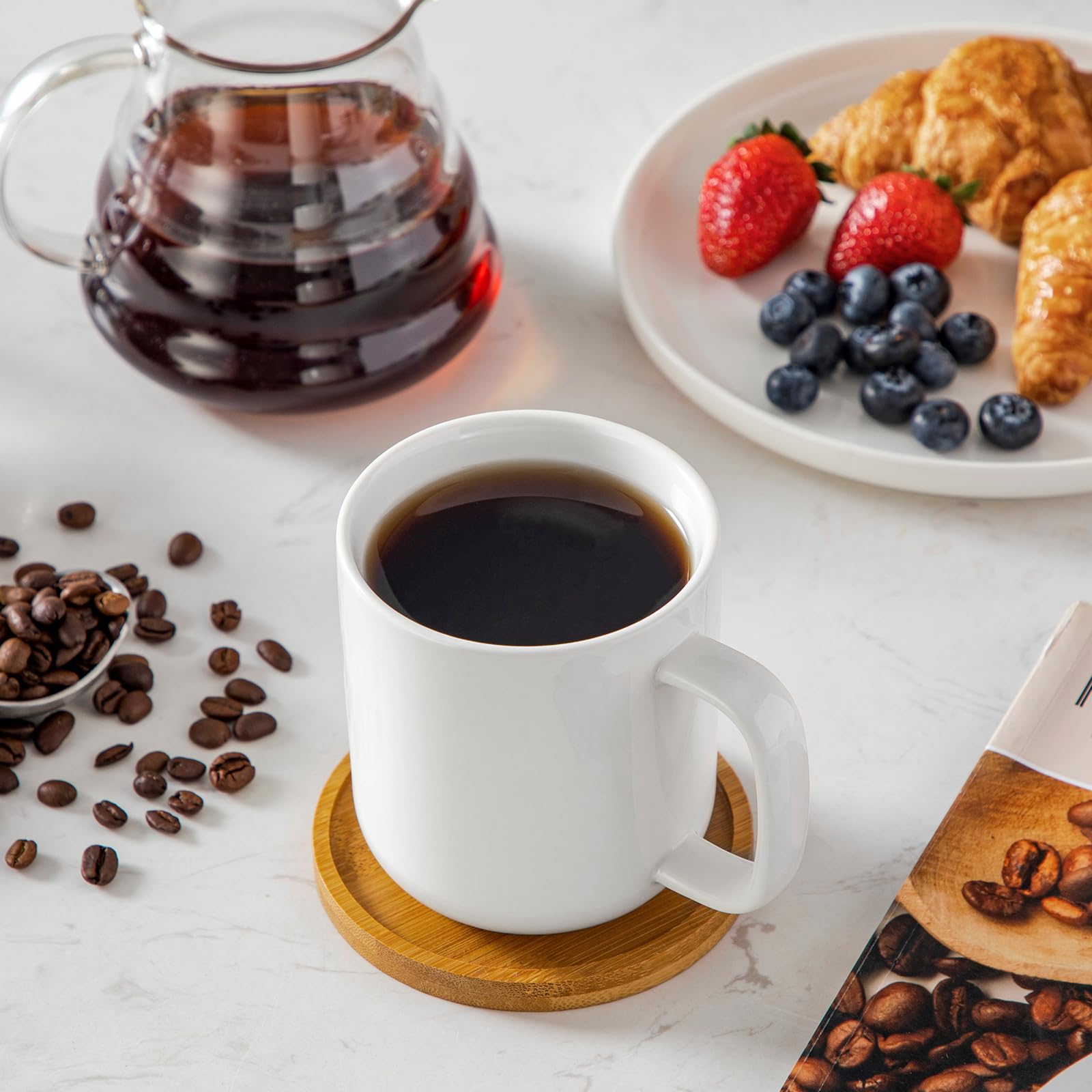 vancasso tasse au micro-ondes démontrant résistance à la chaleur