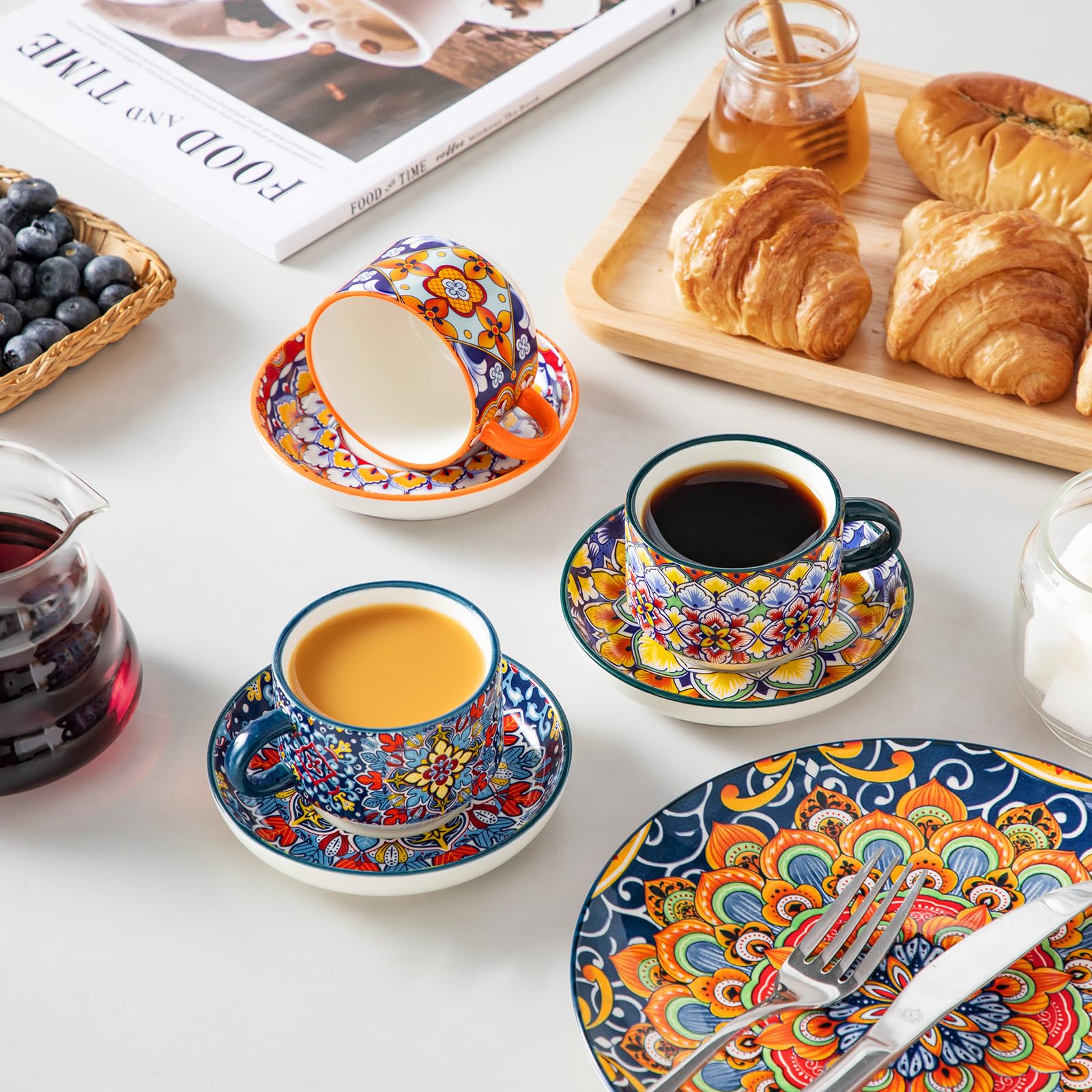 vancasso tasse en usage avec macchiato illustrant confort de préhension