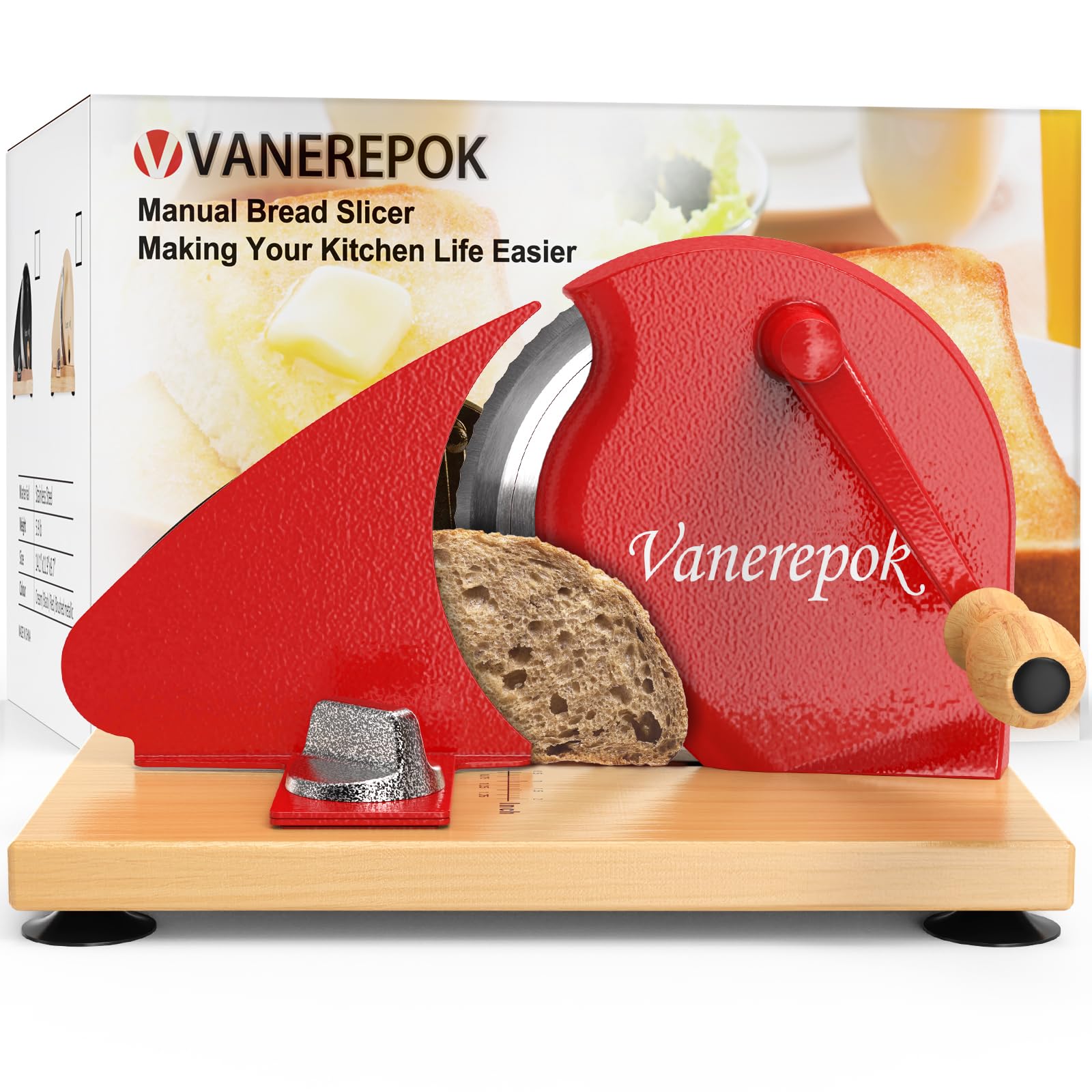 vanerepok trancheuse face avant montrant design robuste et gain de temps