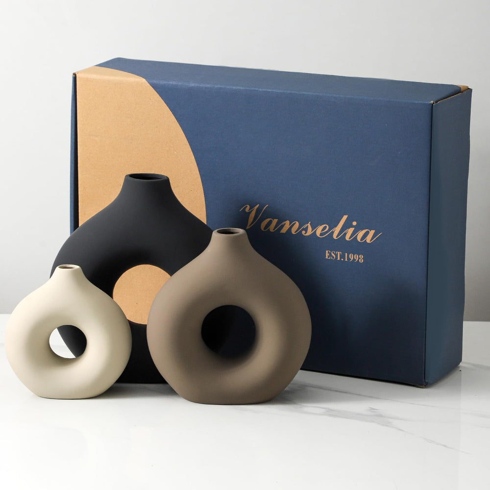 Vanselia détail base antidérapante garantissant stabilité des vases