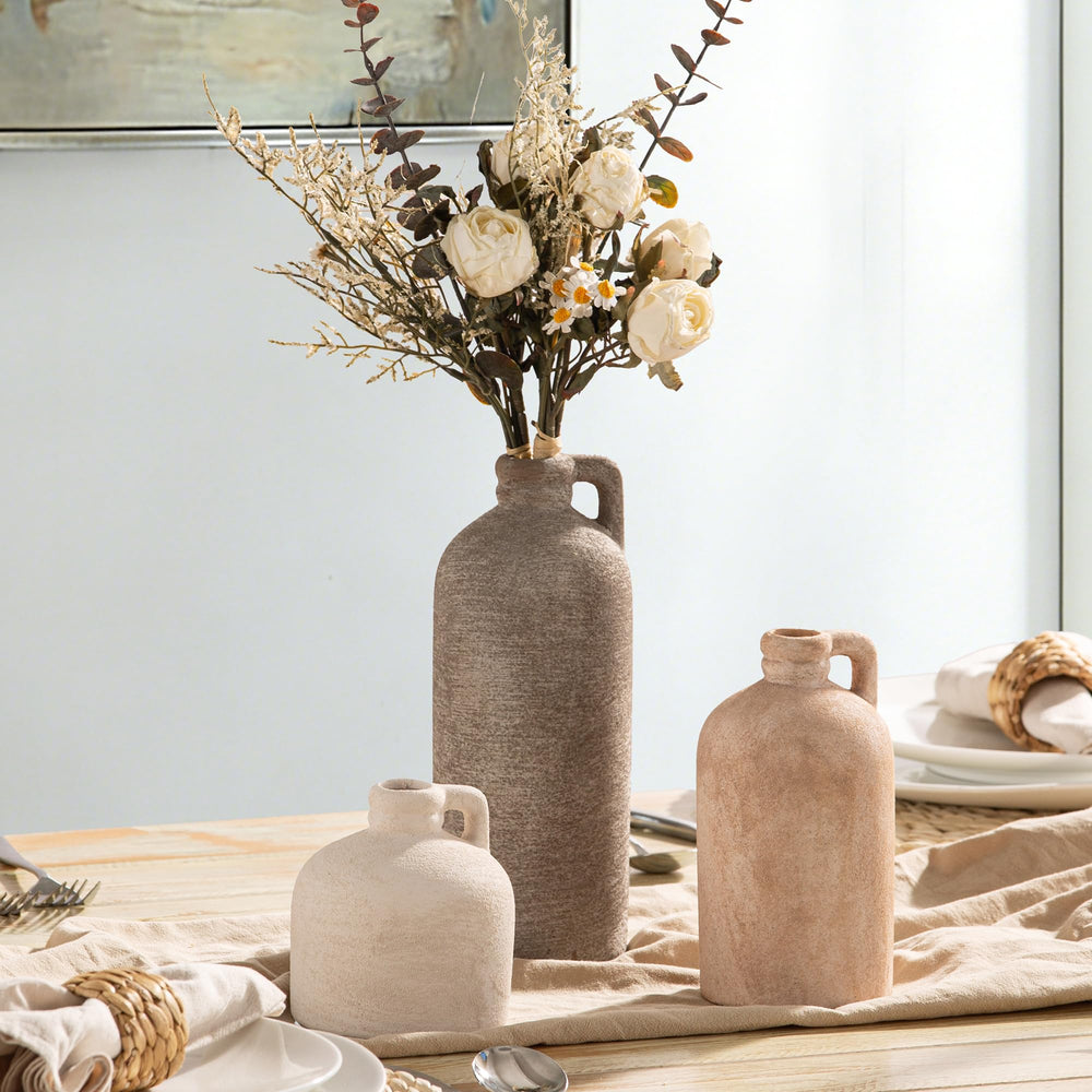Vanselia vase contenant bouquet frais pour une décoration vivante