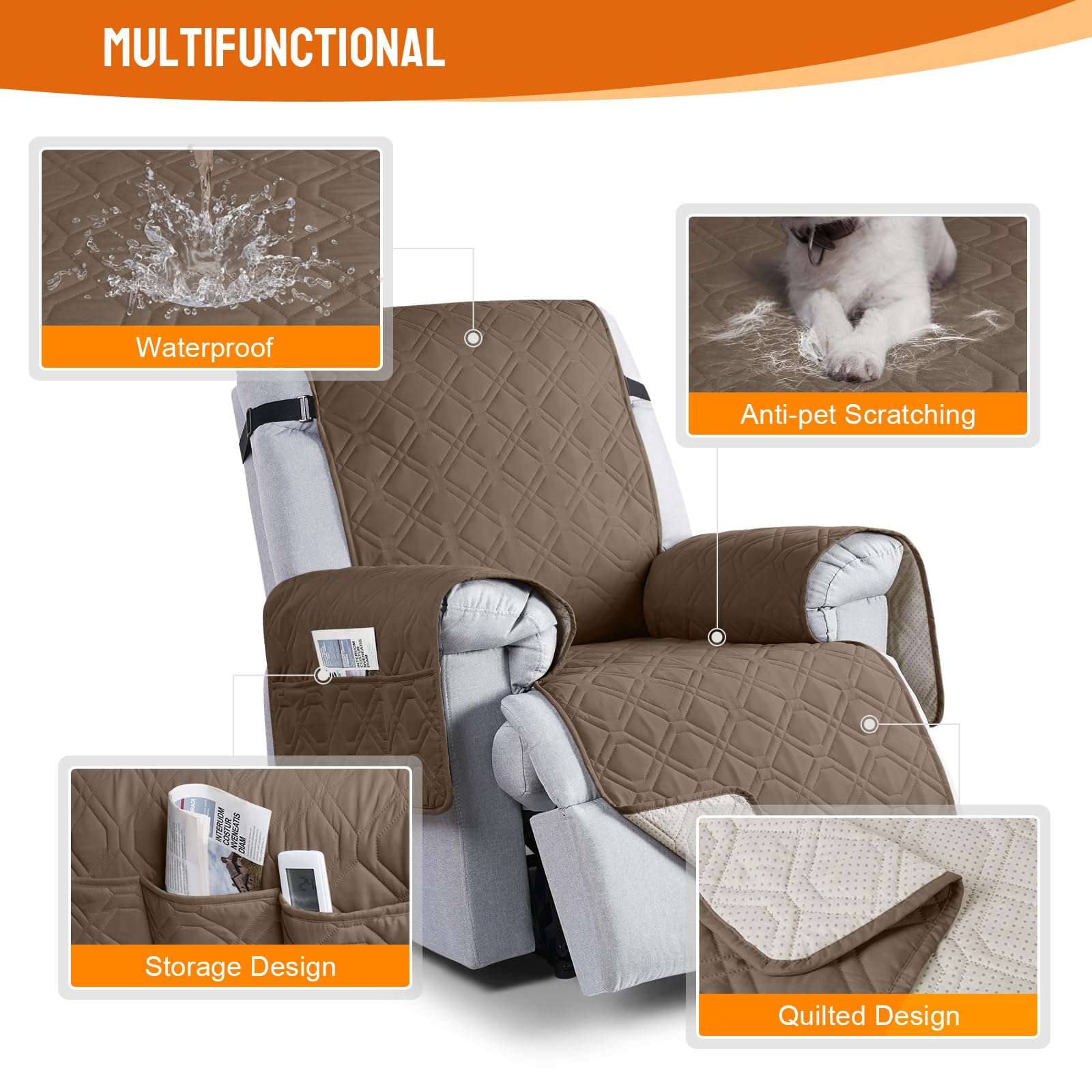 VANSOFY comparaison taille montrant dimensions adaptées et installation simple