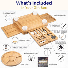VAREZZA ensemble d'accessoires pour découpe et service pratique