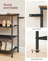 VASAGLE pieds réglables adaptables aux sols irréguliers pour stabilité