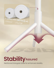 VASAGLE base triangulaire illustrant stabilité et support fiable pour charges