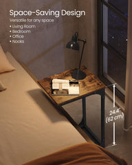 VASAGLE table en usage avec ordinateur portable pour productivité