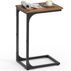 VASAGLE table en C face avant montrant compacité et stabilité