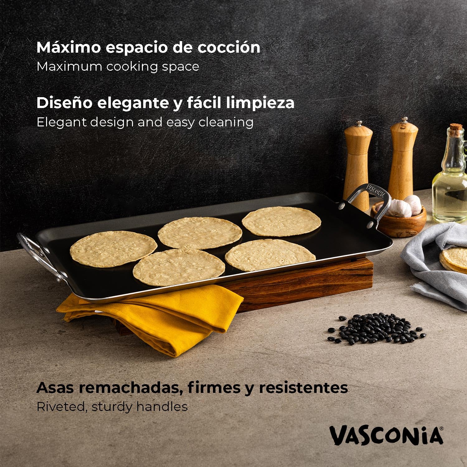 Vasconia hamburgers saisis montrant une bonne répartition de chaleur