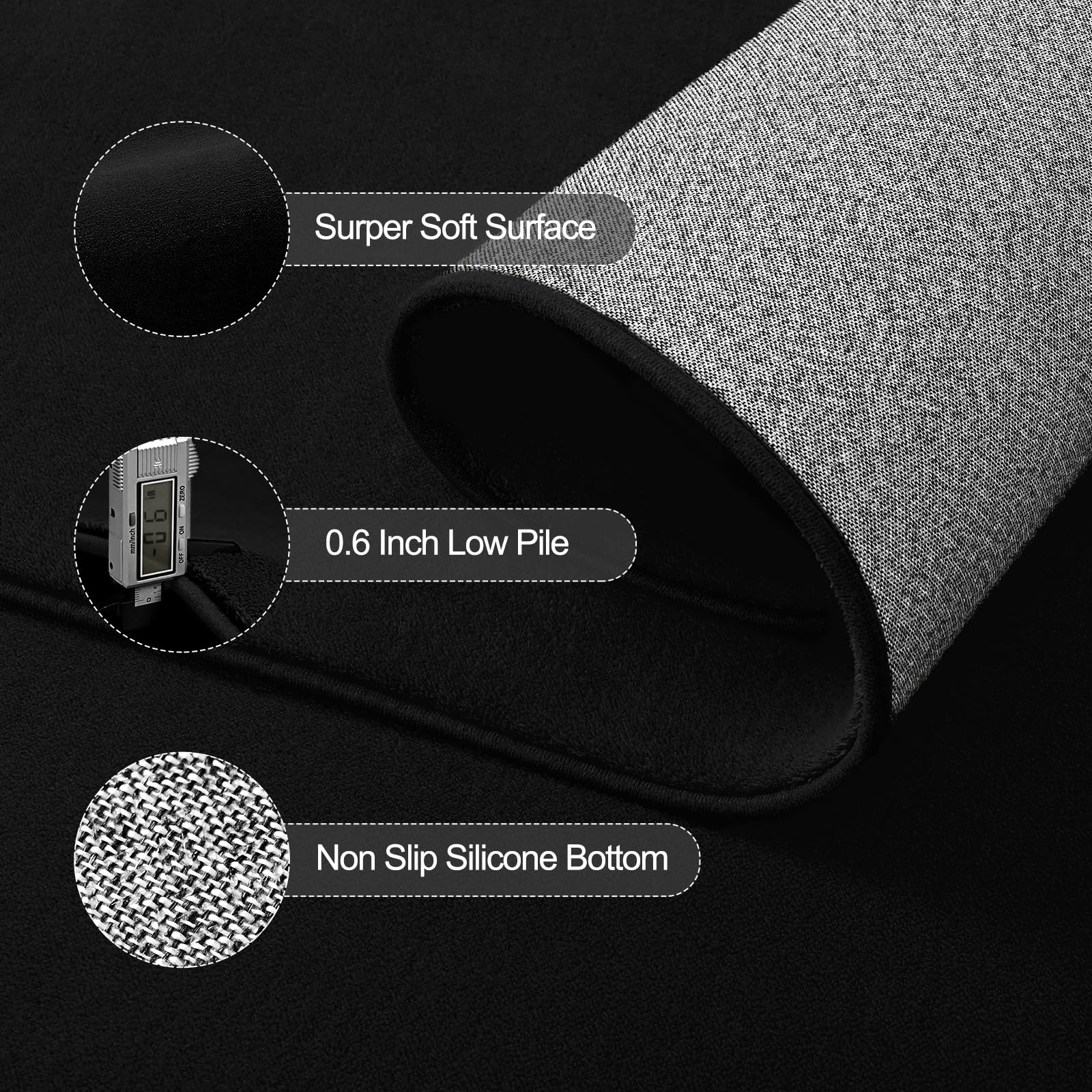 Tapis Vasofe après ouverture du rouleau retrouvant sa forme normale