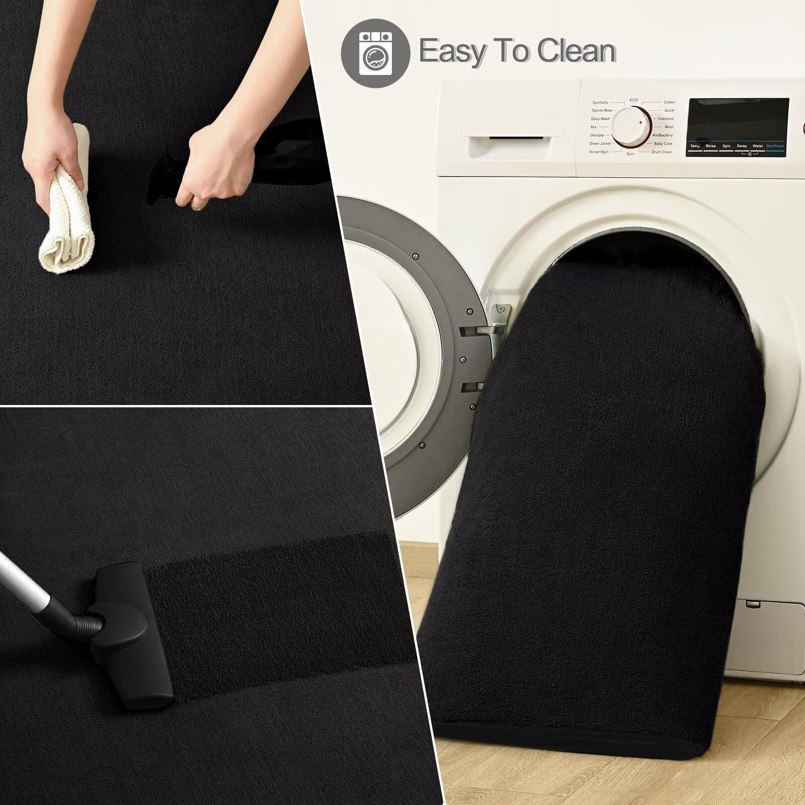 Tapis Vasofe prêt au nettoyage facile et rangement sans plis