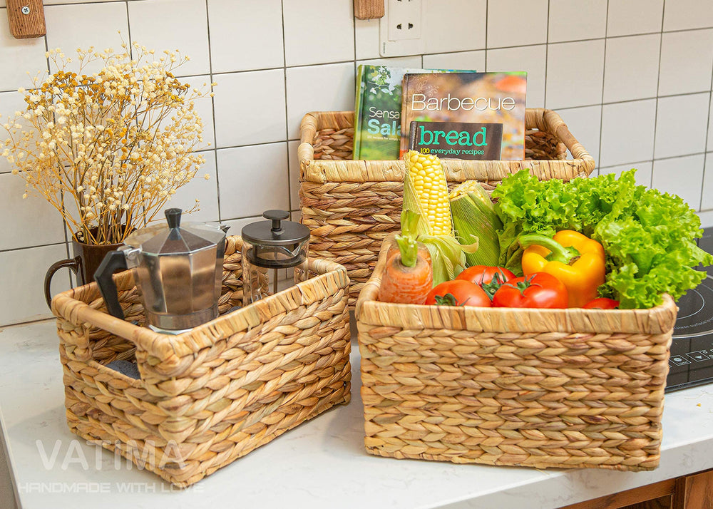 VATIMA panier comparaison taille à objet, échelle compréhensible