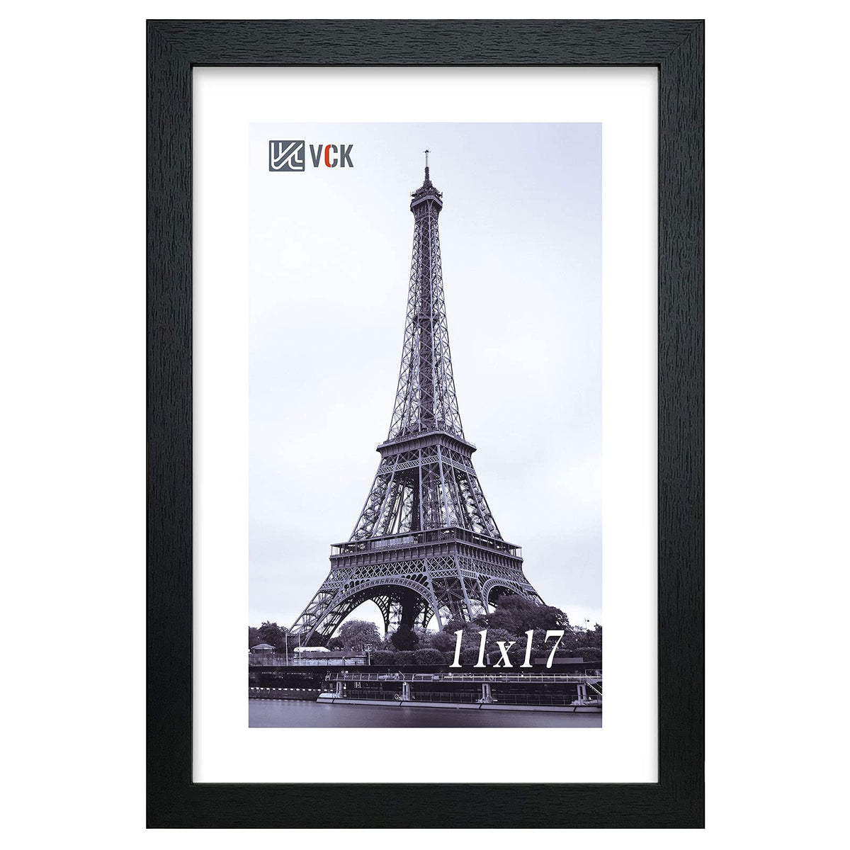 VCK cadre 11x17 face avant noir présentant un poster propre