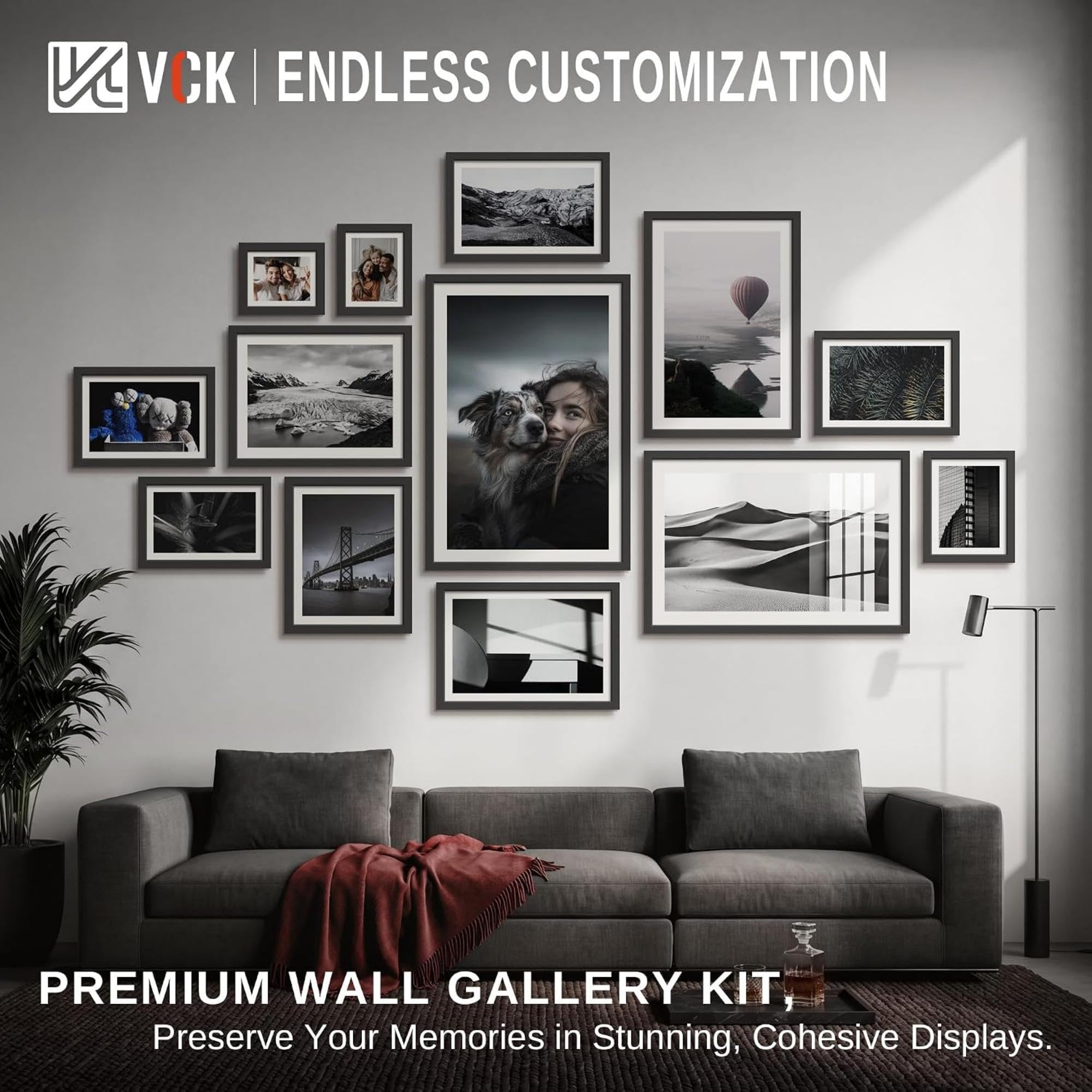 VCK cadre 8x10 emballé en cadeau idéal pour offrir et décorer la maison
