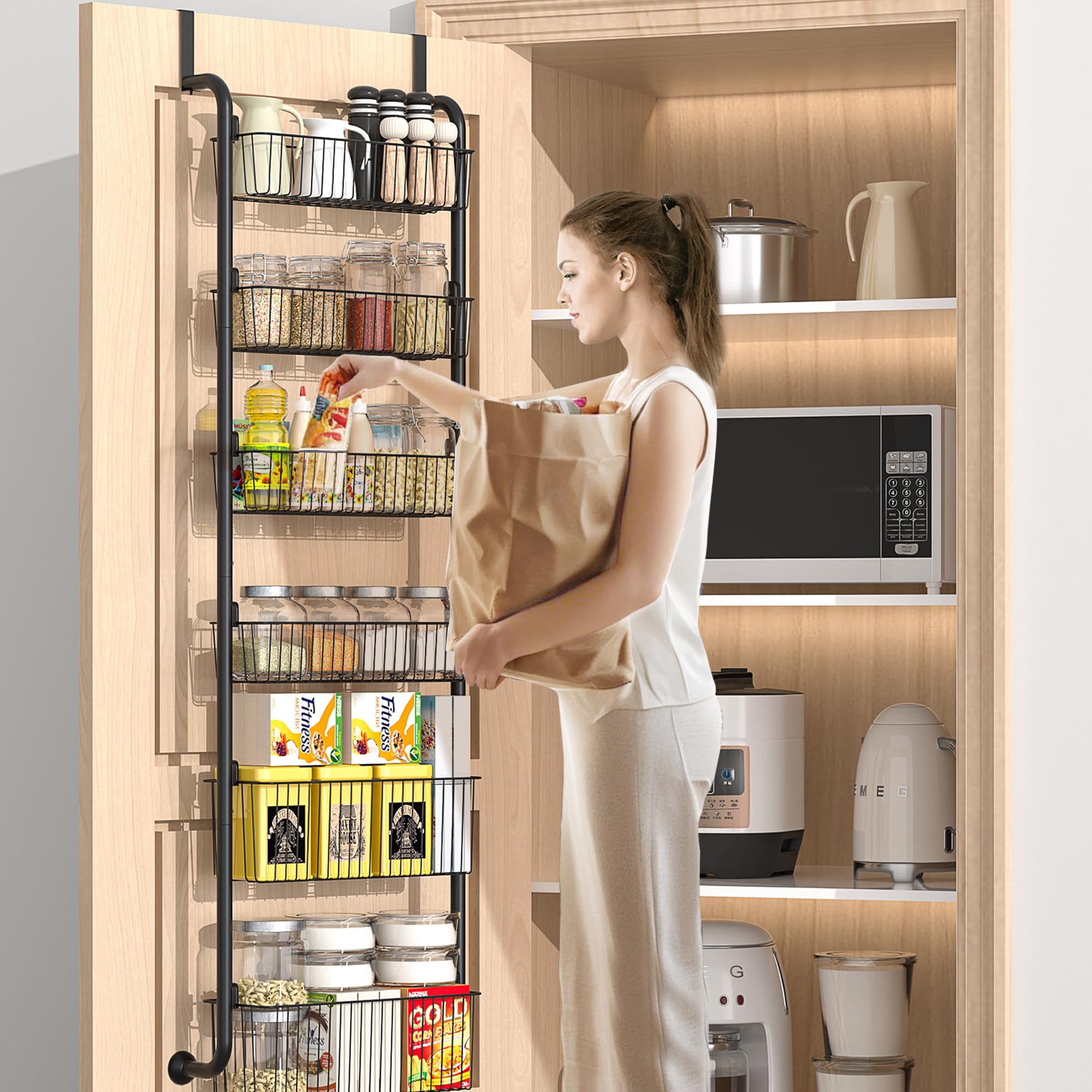 VECELO scène de vie sur porte, solution polyvalente pour toute maison