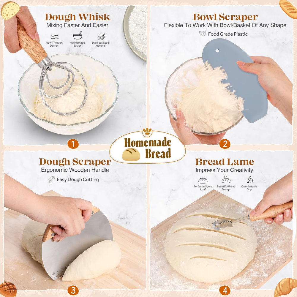 VEDALIO assortiment d'outils de boulangerie, tout pour débuter facilement