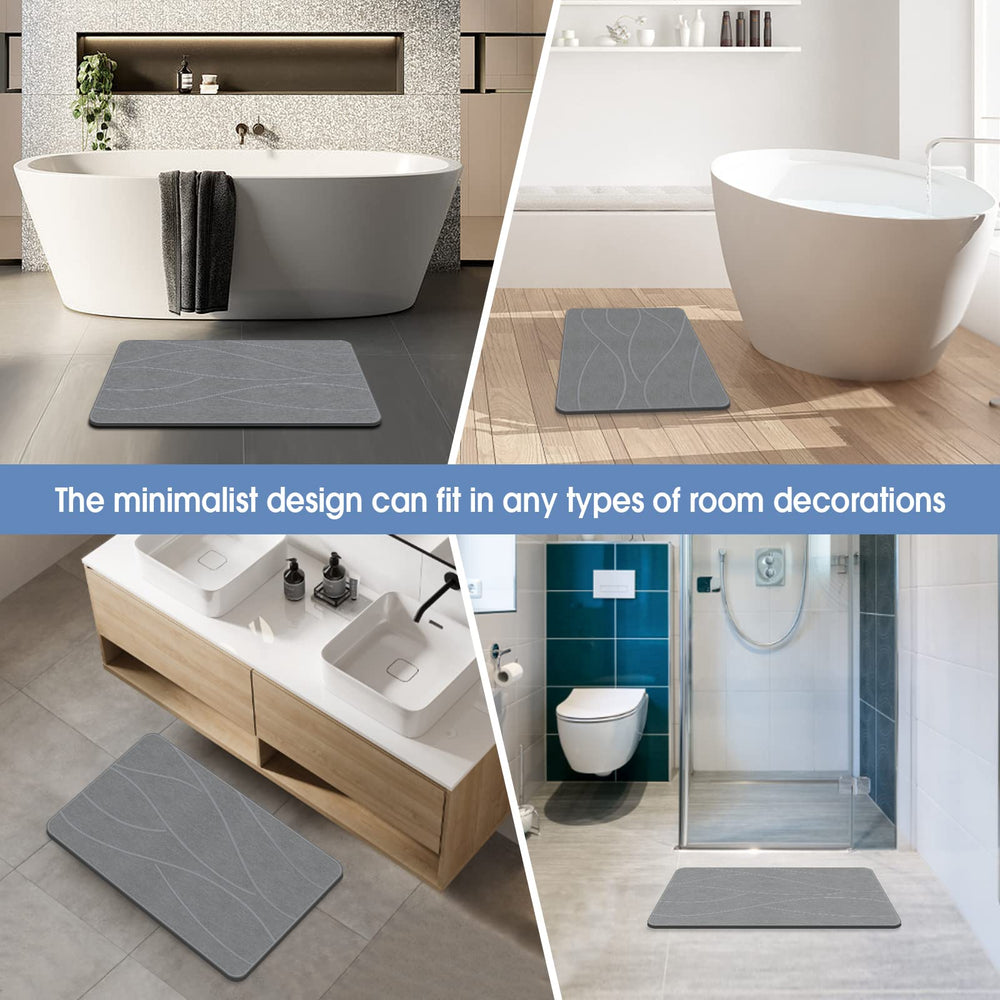 VEELOIM tapis comparé à une règle montrant taille et échelle pratique