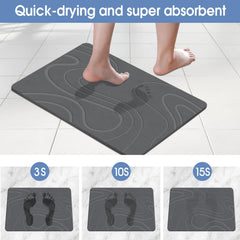 VEELOIM tapis comparé à une règle pour visualiser les dimensions pratiques