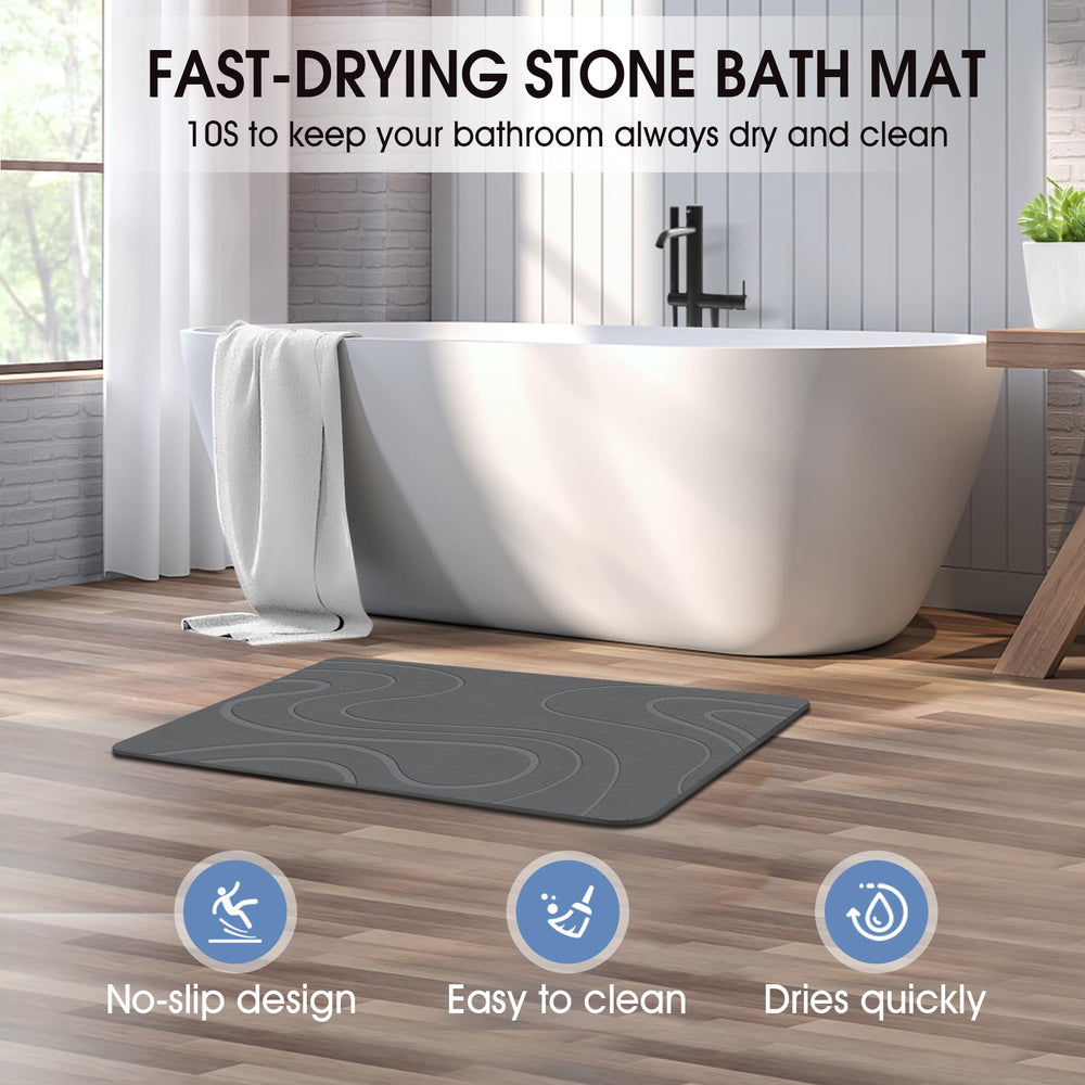 VEELOIM tapis en usage sortie de douche offrant surface antidérapante