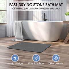 VEELOIM tapis en usage sortie de douche offrant surface antidérapante
