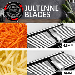 VEKAYA mandoline en usage découpant pommes de terre, gain de temps