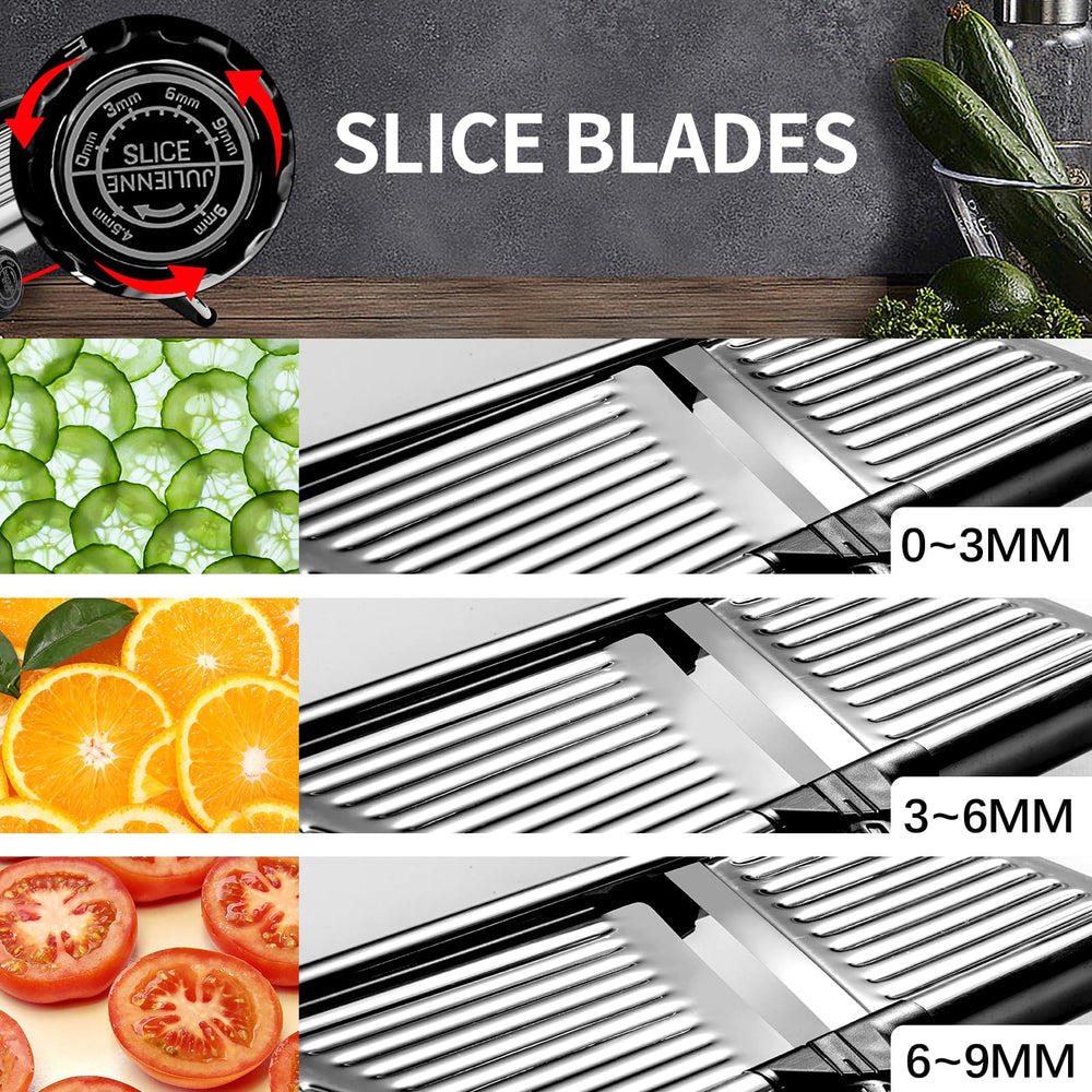 VEKAYA lame en acier inoxydable gros plan, coupe nette et durable