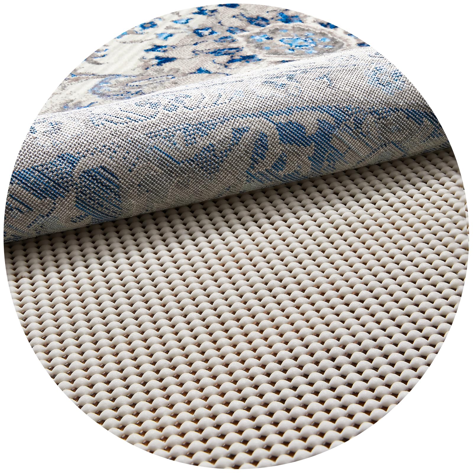 Veken vue frontale du pad avec tapis, stabilité accrue