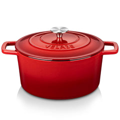 Velaze cocotte rouge de face montrant design et capacité utile
